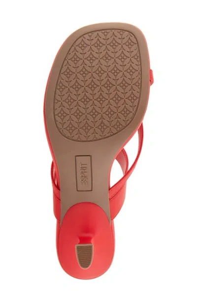Esprit Elian Toe Loop Sandal In Red