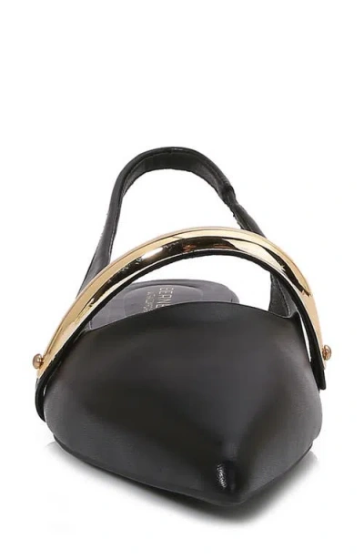 Berness Reina Slingback Flat In Black