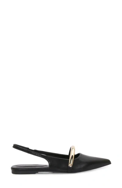 Berness Reina Slingback Flat In Black