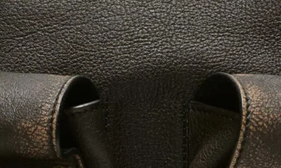 Acne Studios Multipocket Aged Leather Tote In Multi