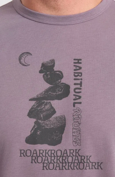 Roark Mathis Core Performance Graphic T-shirt In Purple