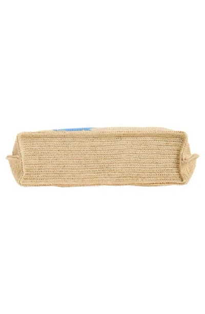 Valentino Garavani  Garavani Raffiachat Large Raffia Shopping Bag Woman Natural Uni In Multi