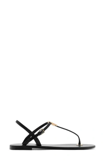 Mango Ankle Strap Sandal In Black