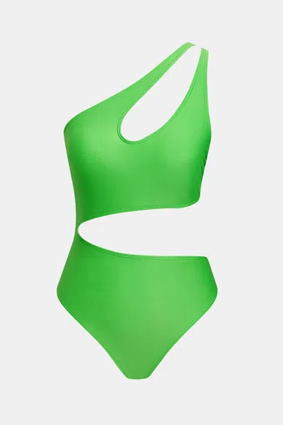Cupshe Ice Pop Monokini Swimsuit In Green