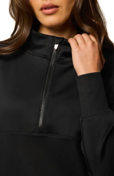 Greyson Nash Half Zip Sweatshirt In Black
