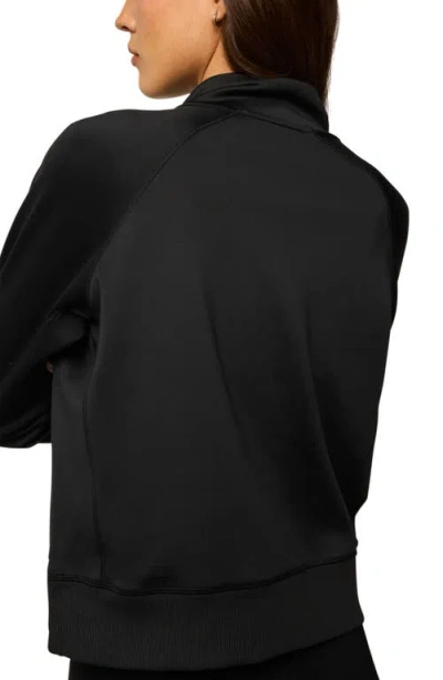 Greyson Nash Half Zip Sweatshirt In Black
