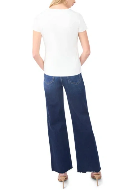 Halogenr Halogen(r) V-neck Compression T-shirt In White