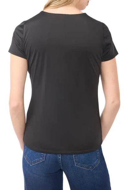 Halogenr Halogen(r) V-neck Compression T-shirt In Black
