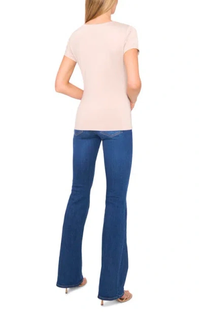 Halogenr Halogen(r) V-neck Compression T-shirt In Pink