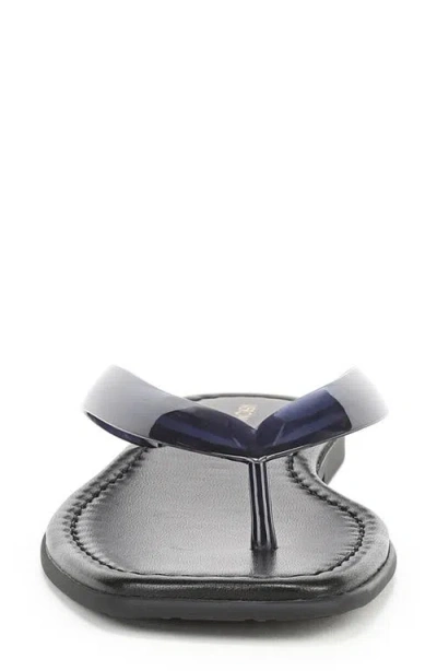 Veronica Beard Clea Jelly Flip-flop Sandal In Black