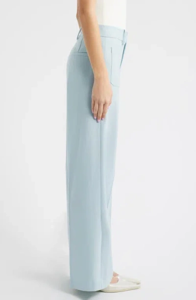 Frame Le Slim Palazzo High-rise Wide-leg Jeans In Blue