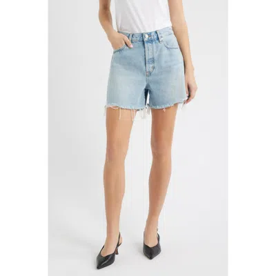Frame Denim The Timeless Tricky Short In Blue