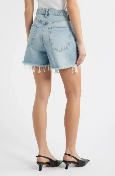 Frame Denim The Timeless Tricky Short In Blue
