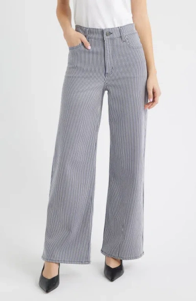 Frame Le Slim Palazzo High Waist Wide Leg Jeans In Blue