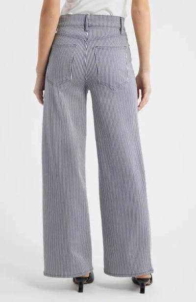 Frame Le Slim Palazzo High Waist Wide Leg Jeans In Blue