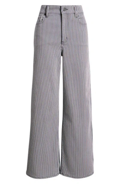 Frame Le Slim Palazzo High Waist Wide Leg Jeans In Blue
