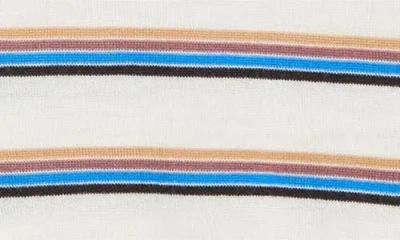 Leset James Stripe Merino Wool Crewneck Sweater In Multi