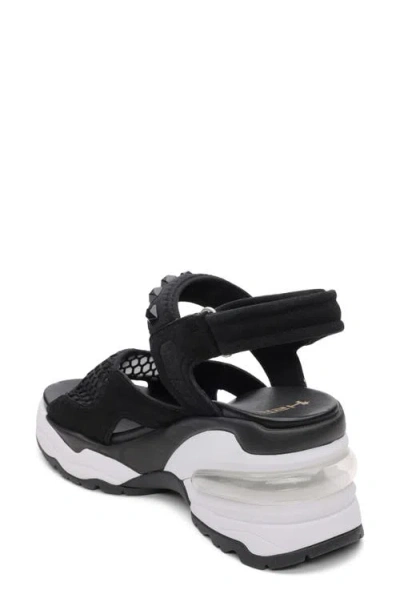Ash Diva Slingback Platform Sandal In Black