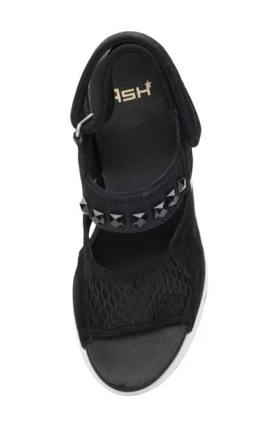 Ash Diva Slingback Platform Sandal In Black