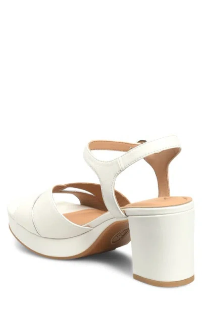 Söfft Lucille Ankle Strap Platform Sandal In Multi