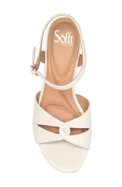 Söfft Lucille Ankle Strap Platform Sandal In Multi