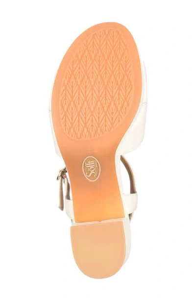 Söfft Lucille Ankle Strap Platform Sandal In Multi