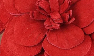 Seychelles Chasing Sunsets Ankle Strap Platform Sandal In Red