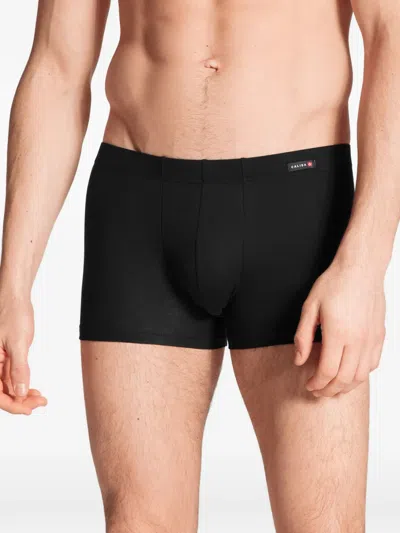 Calida Elasticated Boxer Shorts In Black