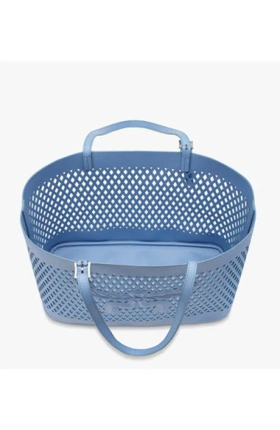 Mcm Medium Himmel Shopper In Blue