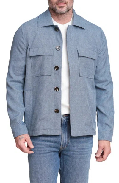 Bagatelle Shirt Jacket In Blue
