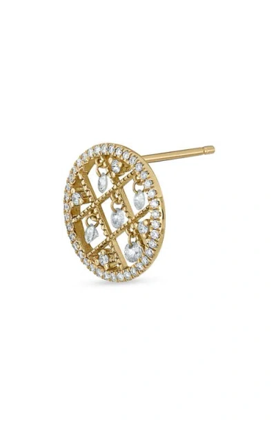 Bony Levy Audrey Diamond Stud Earrings In Pattern