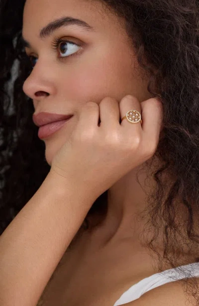 Bony Levy Audrey Diamond Statement Ring In Red