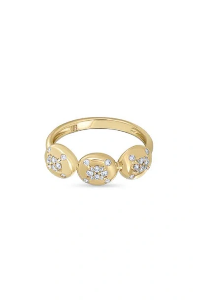 Bony Levy Mika Diamond Stackable Ring In Purple