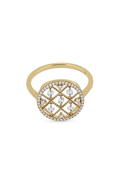 Bony Levy Audrey Diamond Statement Ring In Red