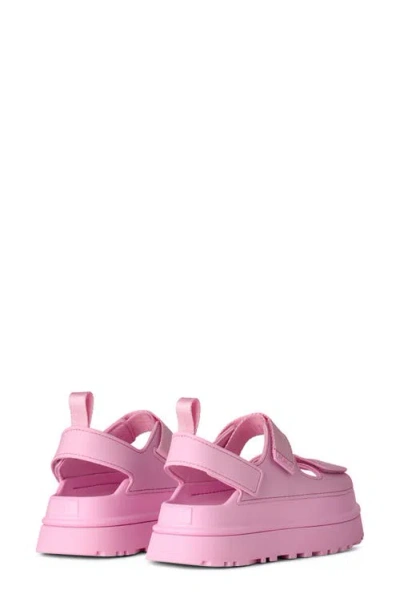 Ugg Sandals Open Toe Platform Sole Pull Tab In Multi