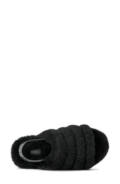 Ugg Fluff Yeah Flatform Slippers In Black