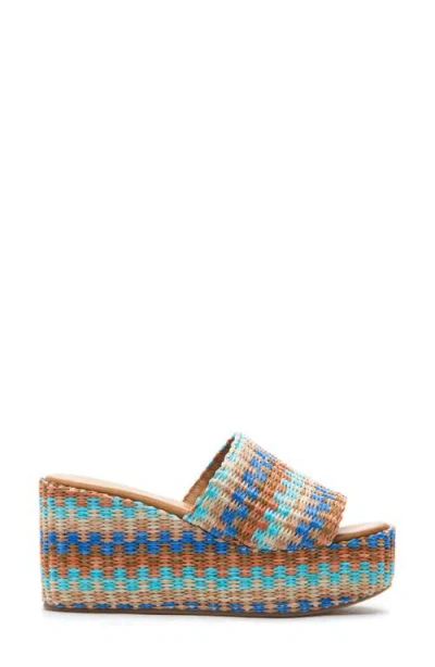 275 Central Sienna Platform Slide Sandal In Multi