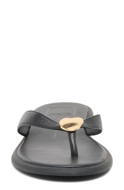 Dolce Vita Jaina Embellished Flip Flop In Black