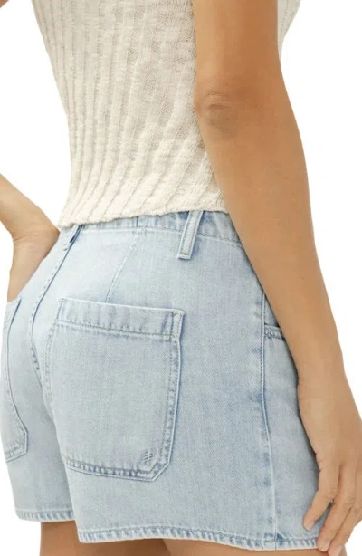 Silver Jeans Co. Beach Drawstring Denim Shorts In Blue