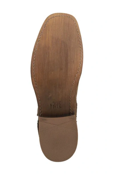 Frye Duke Roper Pull-on Plain Toe Boots In Brown