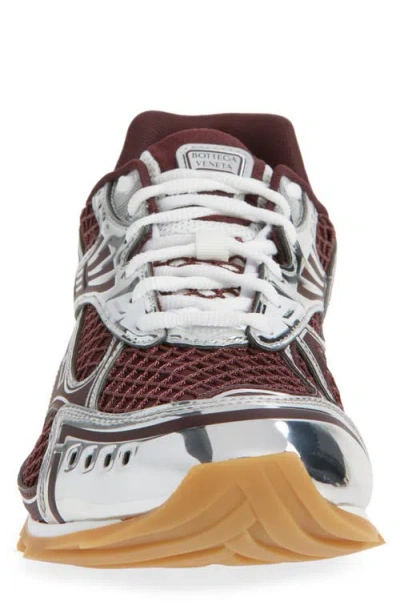 Bottega Veneta Men Fondant And Silver Technical Fabric And Mesh Orbit Sneakers In Multi