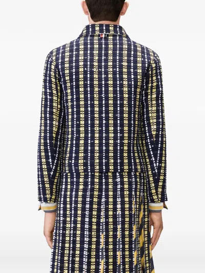 Thom Browne Repp Striped Tweed Jacket In Pattern
