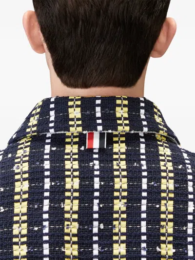 Thom Browne Repp Striped Tweed Jacket In Pattern