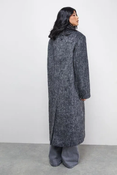 Warehouse Structured Shoulder Coat In Gray