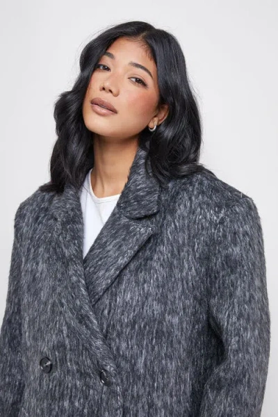 Warehouse Structured Shoulder Coat In Gray