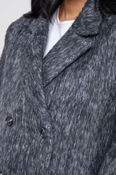 Warehouse Structured Shoulder Coat In Gray