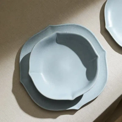 Stone Lain Baskerville Stoneware 12-piece Dinnerware Set In Blue