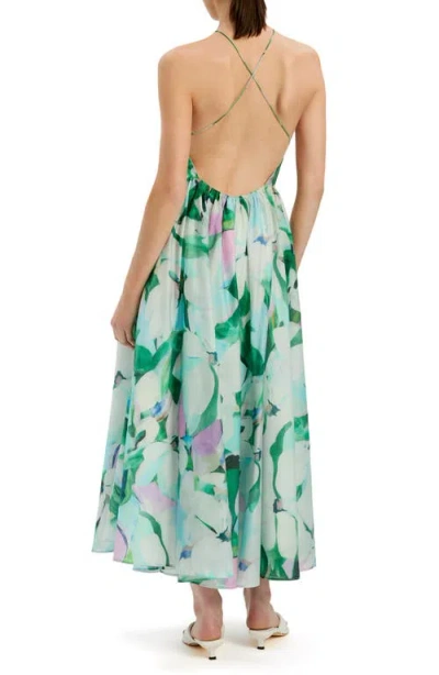 Bardot Arletha Halter Maxi Dress In Multi