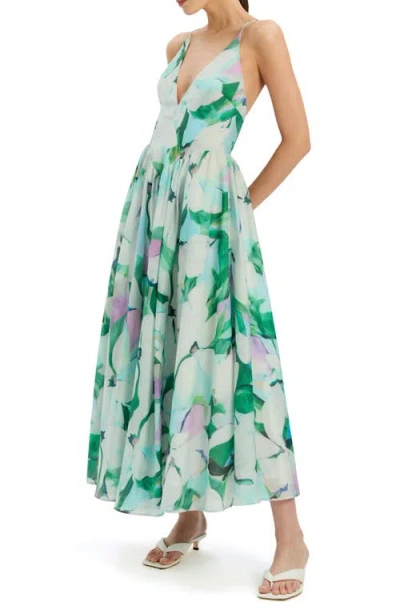 Bardot Arletha Halter Maxi Dress In Multi