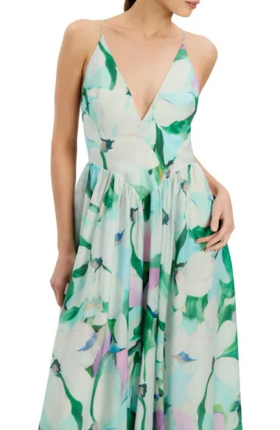 Bardot Arletha Halter Maxi Dress In Multi